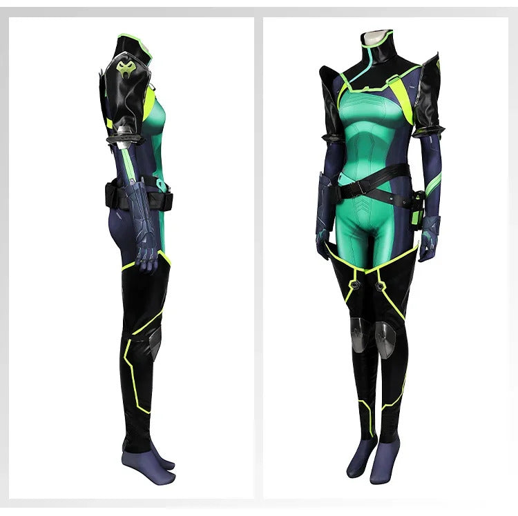 Valorant Viper Cosplay Costume Uniform Halloween Carnival Party Christmas Play Role Clothes Clothing for Women Shusheng