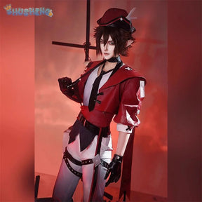 Anime AOTU Anmicius Cosplay Costume Leather jacket pants props tie accessories set Halloween men women fashion New uniform
