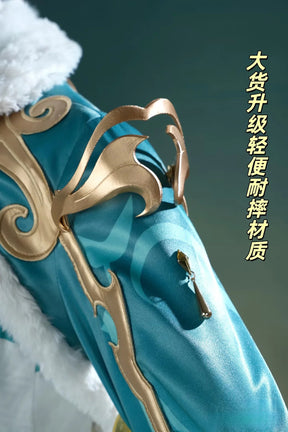 Shusheng-R Genshin Impact Zibai Cosplay Costume Role Play Women Girls Elegant Halloween Party Dress Suit Full Set