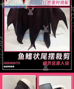 Specter Cosplay Game Arknights Costume Hat Stockings Accessories Props Gothic Lolita Dress Set Halloween Party Woman Uniform