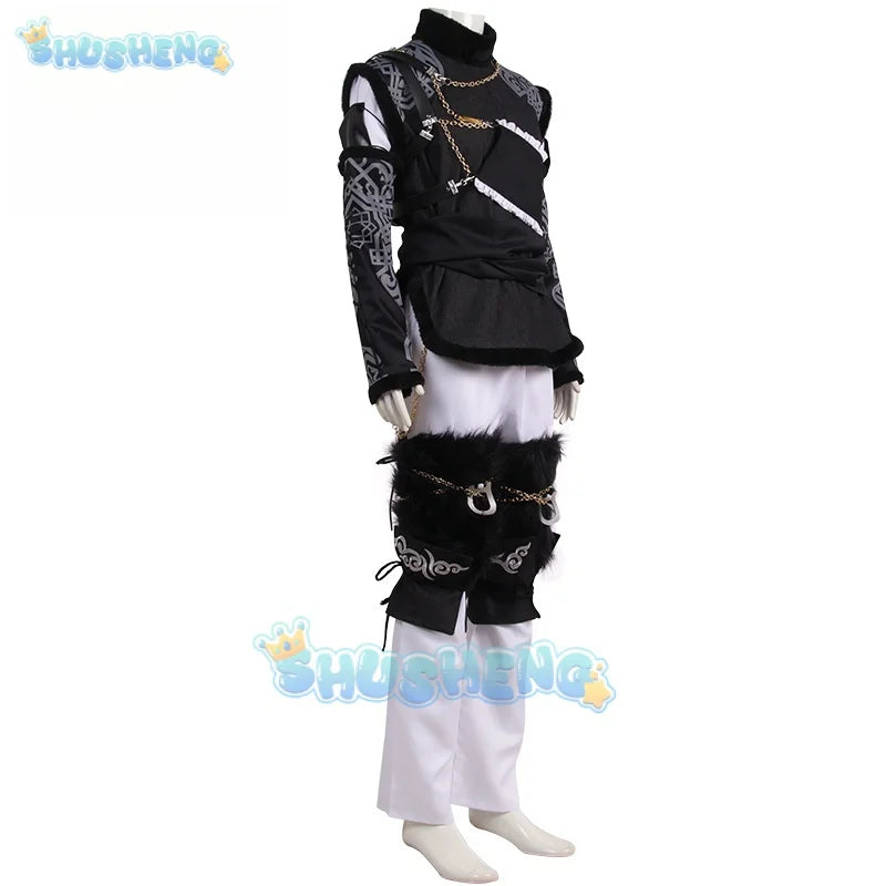 Anime Nier Automata Cosplay 9S Yorha 2B Cosplay Suit Male Women Outfit Wig Disguise Costume Plus Size Fancy Party Black Dress