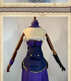 Identity Ⅴ Patricia Dorval Enchantress Cosplay Costume Halloween party new dress jacket gloves glasses prop set women uniform