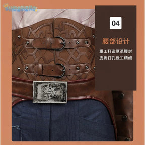 Kora cosplay rebel cos moon Carl Kora costume cloak belt waist cover pants props set Halloween fashion women's fantasy uniform