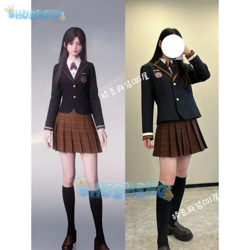Shusheng Love And Deepspace Heroine Cosplay Costume Suit School Uniform Coat Halloween Carnival Party for Women