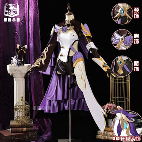 Anime Elysia Cosplay Costume Honkai Impact 3 Wig Prop Accessories Sexy Uniform Upscale Set