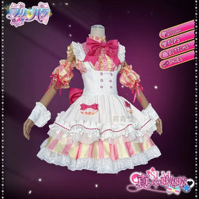 Anime Manaka Laala Pripara Cosplay Costume New Sweet Lolita Dress Wig Accessories Props Uniform Men and Women Cute Maid Set