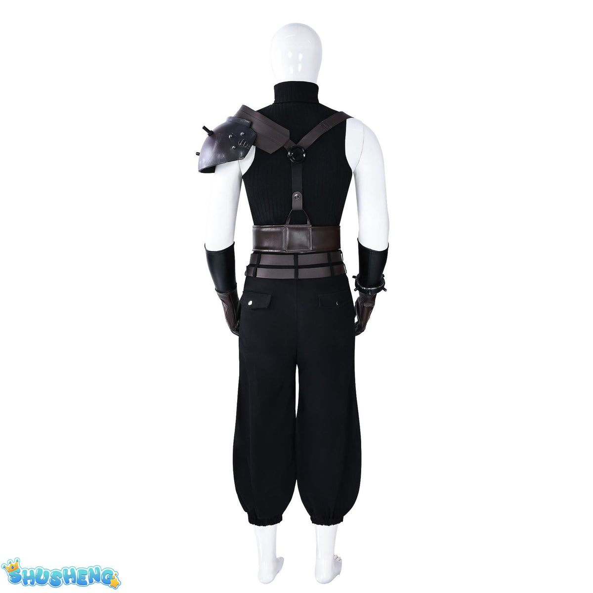 FF7 Cloud Strife Cosplay Costume For Halloween Christmas Festival Men Cloud Strife Role Play Comic Con Battle Uniform