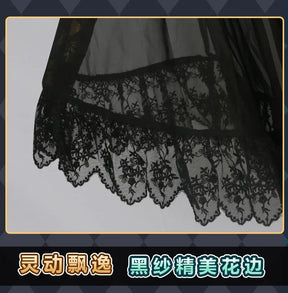 Code Geass cosplay C.C. New Halloween carnival sexy black evening dress party dress accessories prop C.C. A set of women