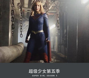 Superhero Cosplay Blue Bodysuit SuperWomen Zentai Costumes Womloak SuperGirl Cos Jumpsuit Rompers Aldult Outfits Role Play