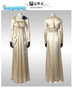 Resident Evil Game Village Alcina Superhero Dimitrescu Role Playing Costume High Quality Sexy Dress