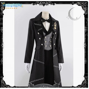 Twisted Wonderland idia Cosplay Costume Coat vest shirt pants tie brooch glove set Halloween high-quality Woman Man idia uniform
