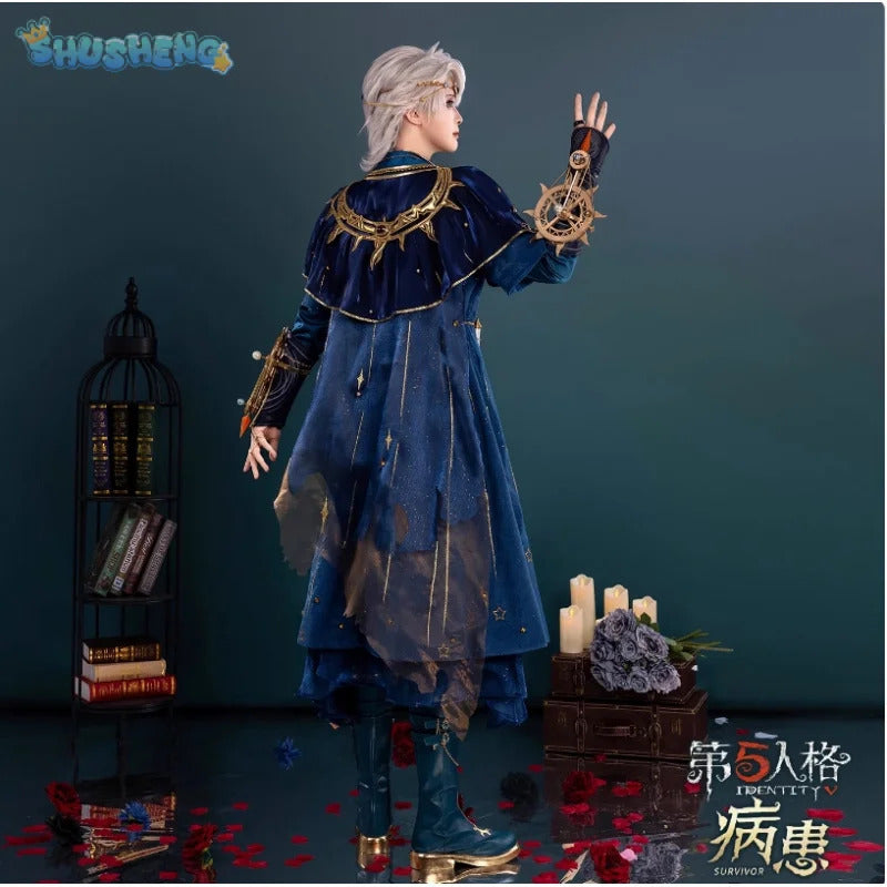 Identity Ⅴ Ada Mesmer Psychologist Emil Patient Cosplay Hengmeng Costume Halloween New Men Women Fashion Prop wig Dress Uniform