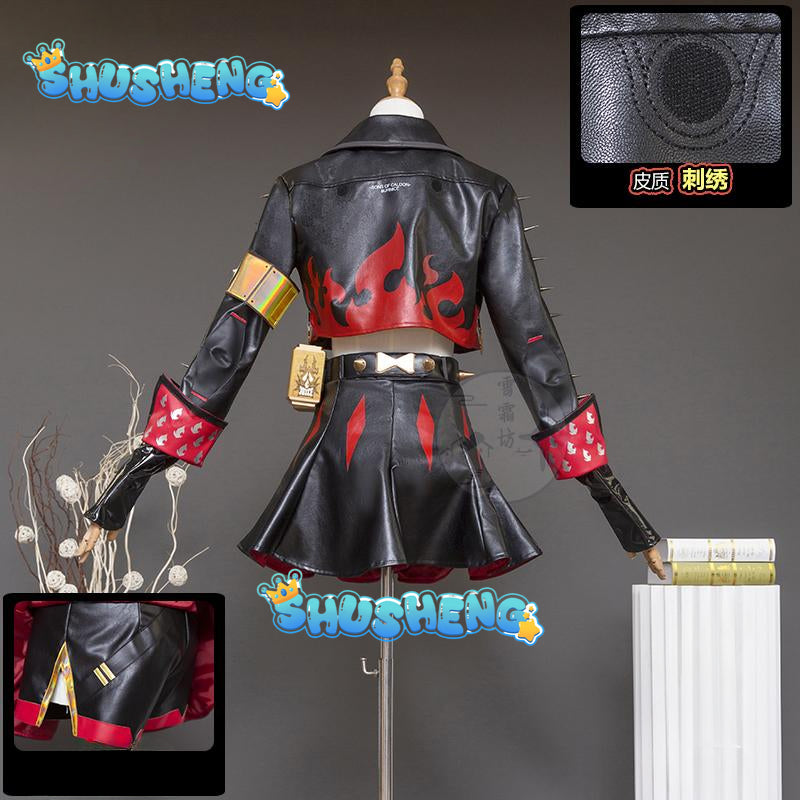 Zenless Zone Zero Burnice White Cosplay Costume the Sons of Calydon Burnice Punk Uniform Halloween Party Outfit