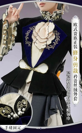 Anime Black Butler Ciel Phantomhive Gown Cosplay Costume Party Carnival Gorgeous Dress Accessories Prop Fashion Men Women Set