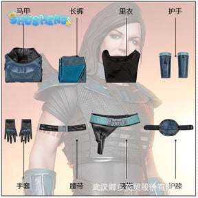 Film And Television Anime The Mandalorian First Season Cos Suit Kara Dunn Cosplay Game Role-Playing Costume Customization