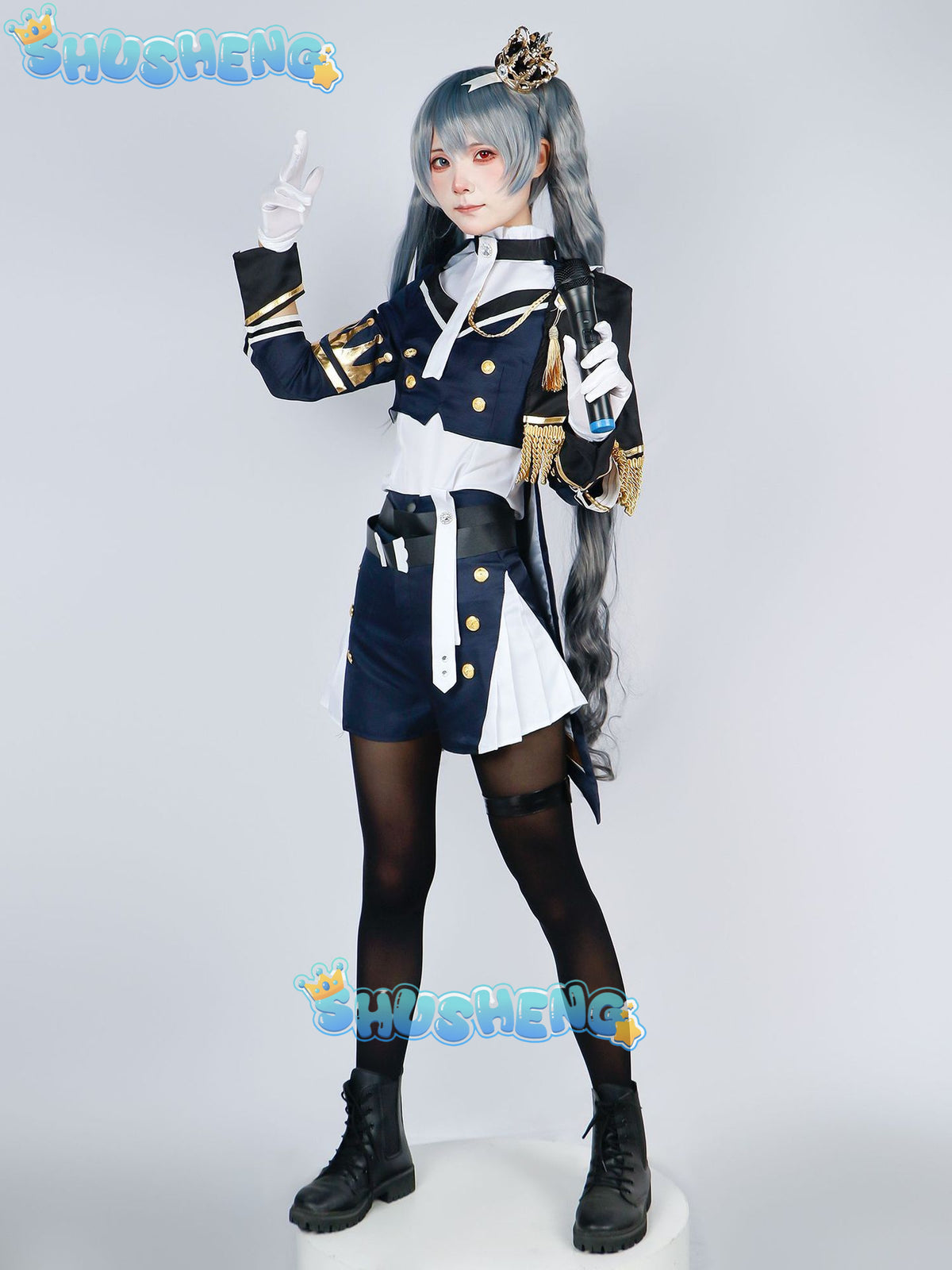 Project Sekai Colorful Stage Feat Miku Army Uniform Anime Cosplay Wigs