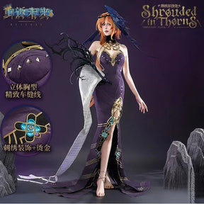 Shusheng-R Game Reverse:1999 Cosplay Druvis III Costume Halloween Carnival New Dress Gloves Props Wig Accessories Set Sexy Women's Uniform