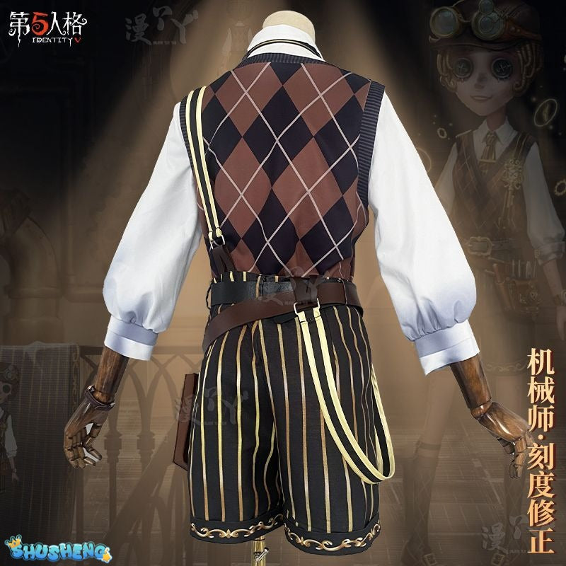 Game Identity V Mechanic Tracy Reznik Cosplay Costume Party Suit Shirt Vest Pants Halloween Uniform Anime Clothes