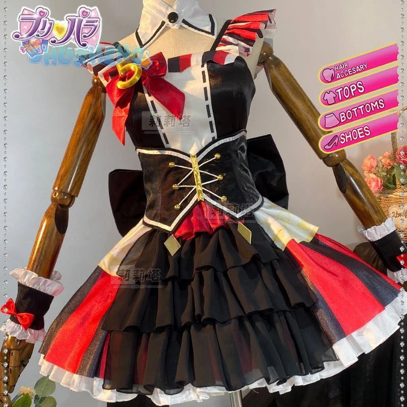 Hojo Sophy Cosplay Anime Pripara Pretty Rhythm Costume Hat gloves socks accessories cute Lolita dress Halloween party uniform