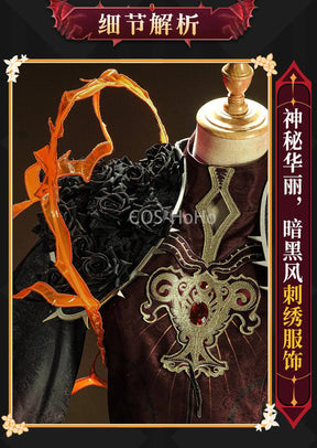 Shusheng-R COS-HoHo Identity V Knight Rare Fashion Game Suit Handsome Uniform Cosplay Costume Halloween Party Role Play Outfit Men S-XXL