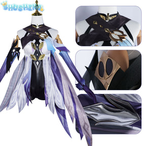 Skirk Cosplay Costume Genshin Impact Adult Carnival Uniform Wig Anime Halloween Party Costumes Masquerade Women Game