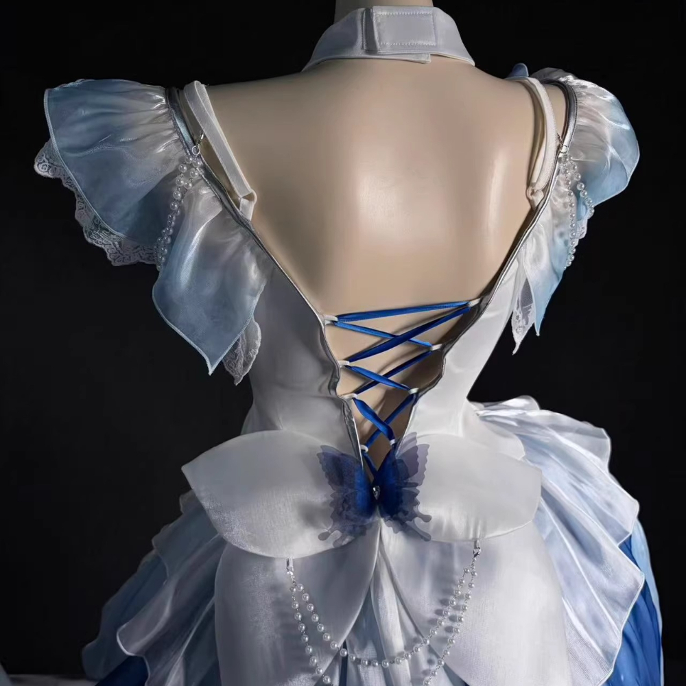 Game Cosplay Series: Wuthering Waves The Shorekeeper original wedding dress Cosplay sexy Costume full set Shushengcos