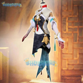 Shusheng Honkai: Star Rail Lingsha Cosplay Costume Uniform Hallowen Carnival Party Play Role Clothes Clothing for Women Men