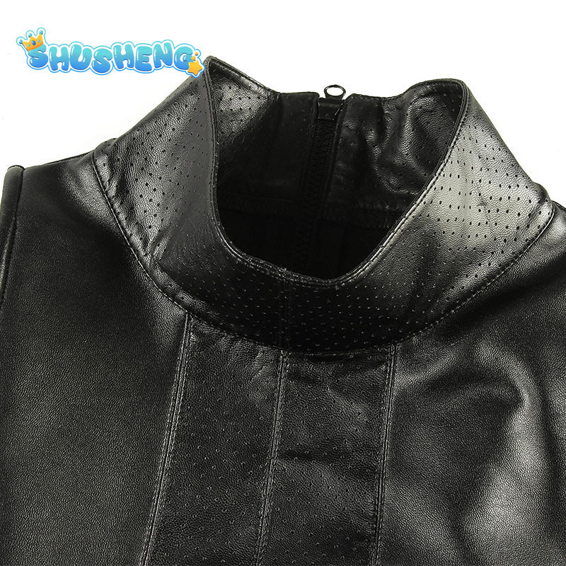 Alita Battle Angel Alita Cosplay Costume 3D Printed Jacket Superhero Cosplay Halloween Suit Leather Vest Pants