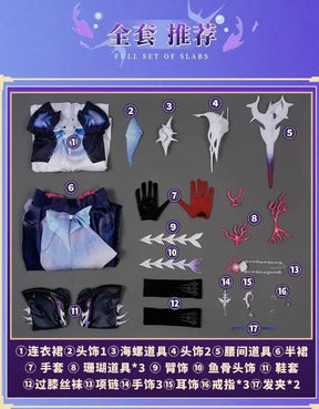 Game Honkai:Star Rail Helektra Cosplay Costume Uniform Halloween Carnival Party Christmas Play Role Clothes Clothing for Women