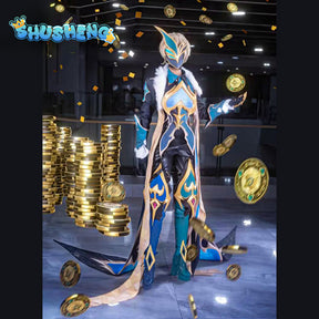 Aventurine Cosplay Costume Game Honkai Star Rail Suit Watch Wig Free Watches Anime Halloween Costumes Men Game Character Outfits