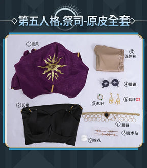 Fiona Gilman Cosplay Costume Game Identity V Priestess Cosplay Dress Party Suit Halloween Carnival Uniforms Custom Made