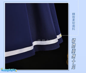 Cardcaptor Sakura Sakura Kinomoto Cosplay Costume Blue Regular Dress