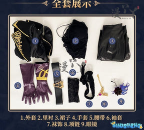 IdentityⅤFemale Dancer Margaretha Zelle Cosplay Costume Sexy Women Uniform Halloween Party Role Play Outfit