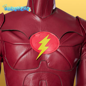 Red Jumpsuit Red Flash Barry Allen Cosplay Costume Customizable Adult Men Flash Cosplay Bodysuit with Headgear