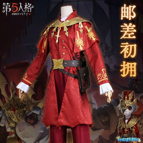 Anime Identity V Victor Grantz Postman Initial Skin Gorgeous Uniform Cosplay Costume Halloween Party Outfit