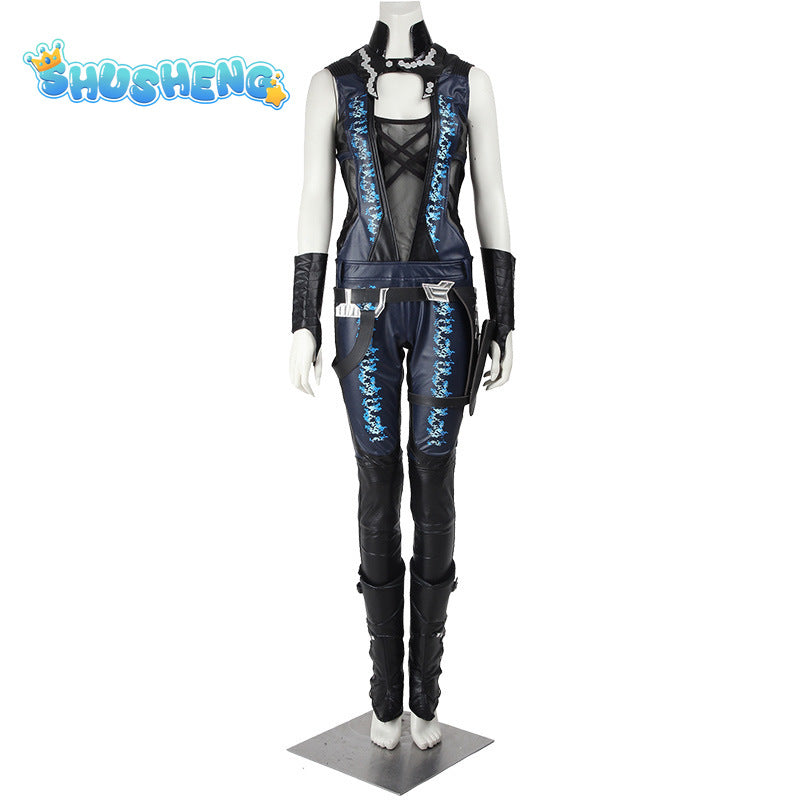 Superhero Gamora Cosplay Costume Adult Women Bodysuit Vest Fullset Gamora Battle Suit Halloween Party Costume