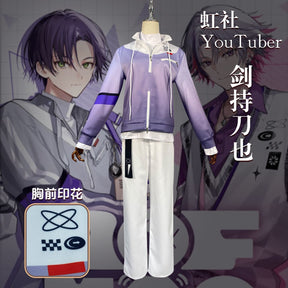 Anime VTuber Kenmochi Toya Any Size Cosplay Costume Women Men Halloween Custom Size
