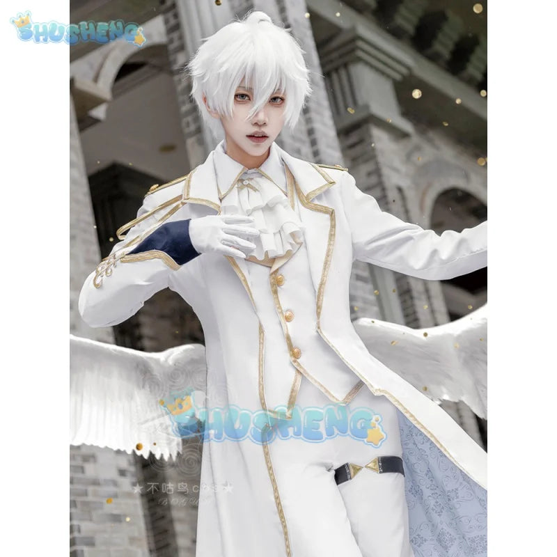 Nagi Seishiro Cosplay Costume BLUE LOCK Angels and Demons Carnival Uniform Anime Halloween Costumes Game