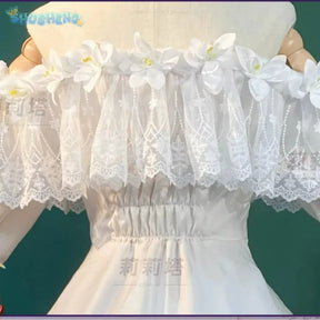 In stock Game Identity Ⅴ Vera Nair cospaly Perfumer Costume Sweet Lolita Princess Dress Hat Set Party Christmas Girl Uniform