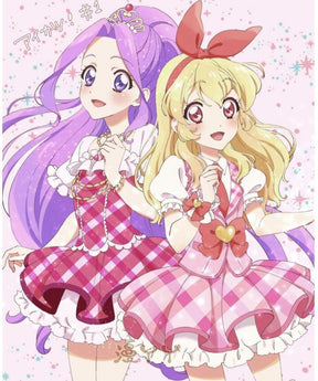 Aikatsu! Series Hoshimiya Ichigo Cosplay Costume Hair accessories tie accessories Halloween party pink cute Lolita uniform set