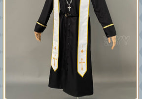 Anime VTuber Kanae nijisanji Uniform Any Size Cosplay Costume Priest Costume With Necklace