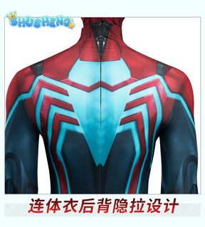 PS4 Velocity Spiderman Costume Cosplay Spandx 3D Printed PS4 Superhero Halloween Costume Zentai Outfits Spiderman Bodysuit Adult