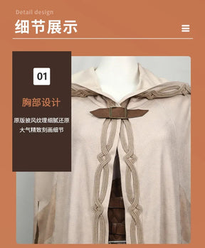 Kora cosplay rebel cos moon Carl Kora costume cloak belt waist cover pants props set Halloween fashion women's fantasy uniform