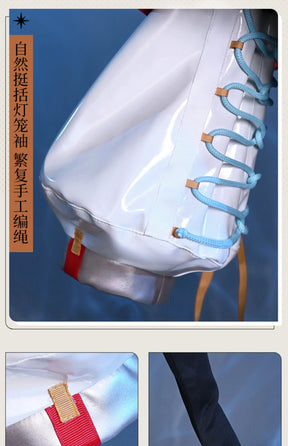 Game Reverse:1999 Hissabeth Cosplay Costume Halloween party laser leather dress jacket props wig accessories women sexy new set