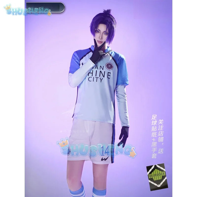 Nagi Seishiro Mikage Reo Chigiri Hyoma Cosplay Costume BLUE LOCK Carnival Uniform Anime Halloween Costumes Game