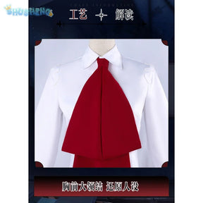 Game Identity Ⅴ linkage IB Cosplay Reporter Alice Delos ivu Costume Shirt skirt tie socks Halloween party sweet JK uniform set