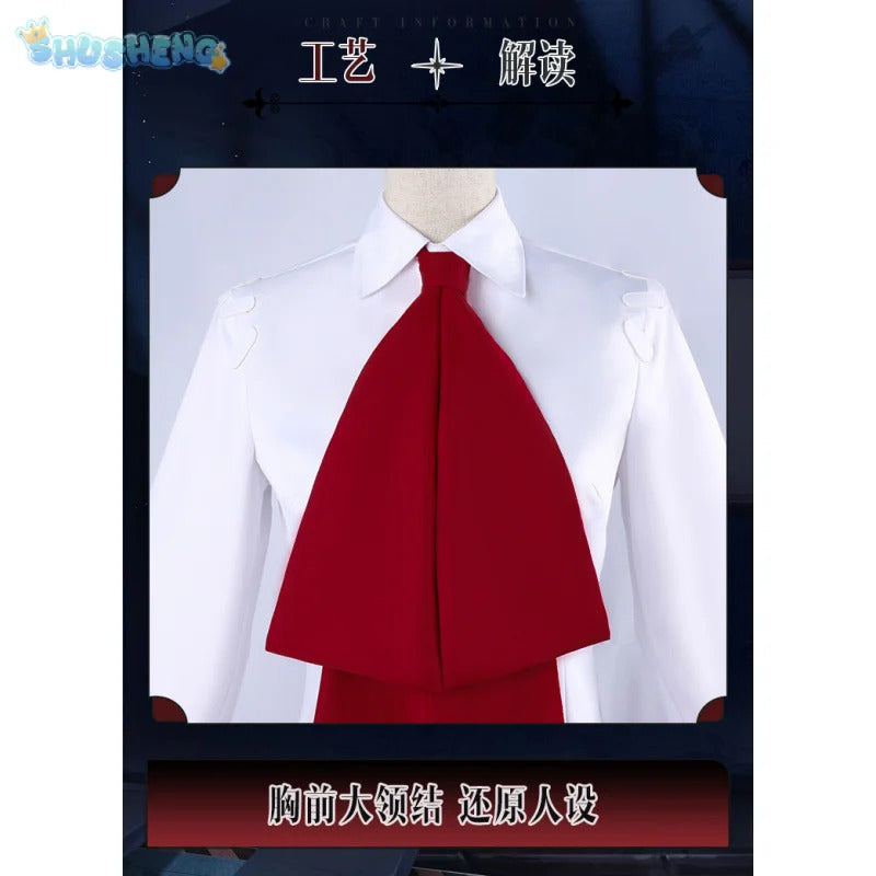 Game Identity Ⅴ linkage IB Cosplay Reporter Alice Delos ivu Costume Shirt skirt tie socks Halloween party sweet JK uniform set