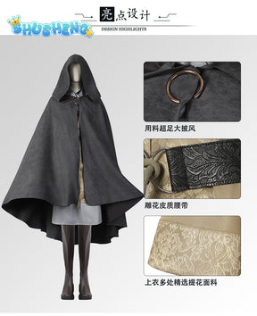 Anime Melina Elden Cosplay Game Fantasy Costume Adult Women Witch Disguise Dress Cloak Outfits Hot Toys Carnival Party Suit