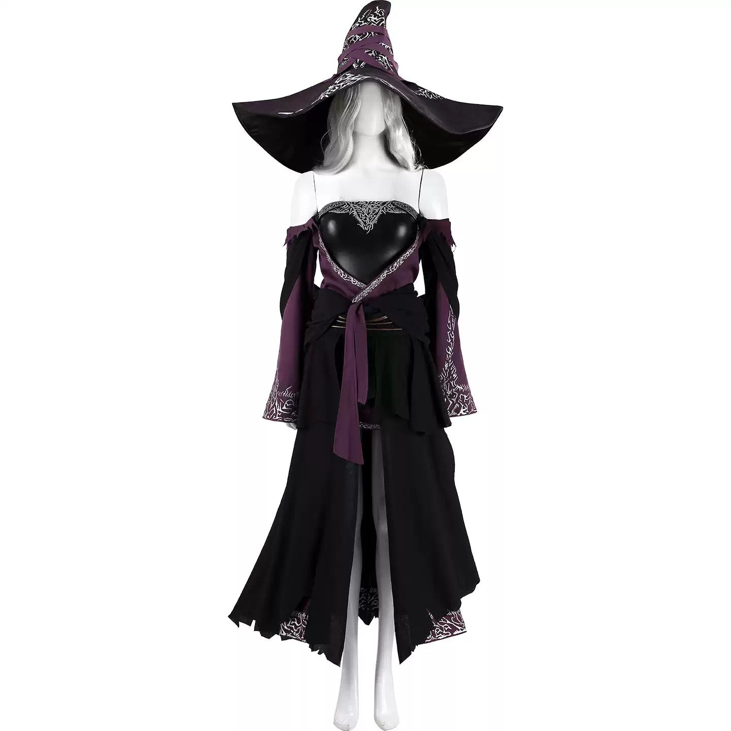 Shusheng-R Elden Ring Recluse NIGHTREIGN Full Set Dress Uniform Props Accessories Women Halloween Carnival Party