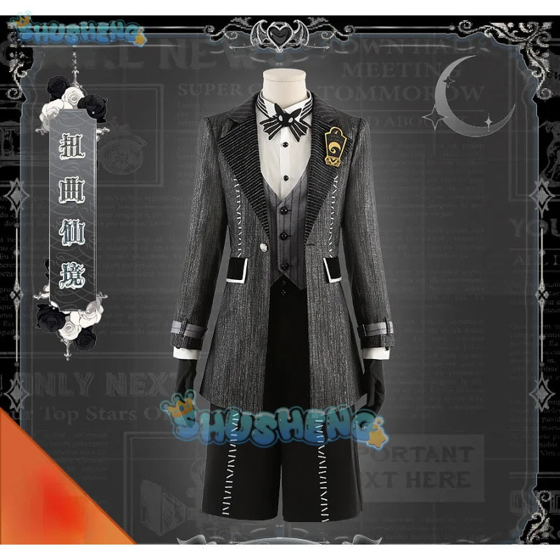 Twisted-Wonderland‌ Epel Felmier Cosplay Costume Uniform Halloween Carnival Party Christmas Play Role Clothes Clothing